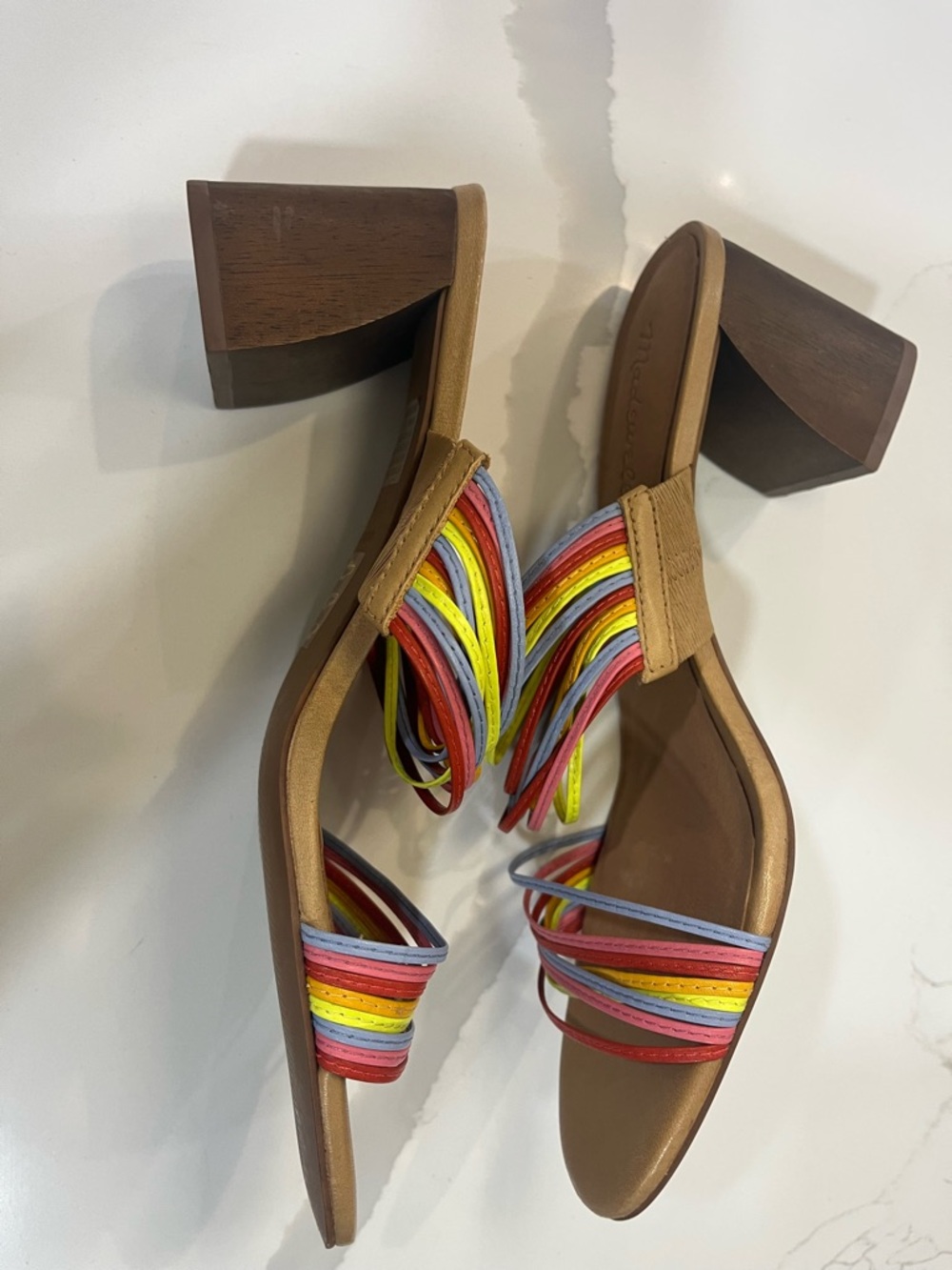 NWOT Madewell The Meg Sandal in Leather Size 9 - Picture 6 of 7